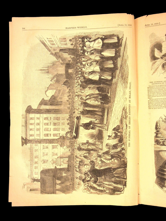 Harper's Weekly: Hawaii Volcano, Spring Fashions Around the World — Apr. 16, 1859