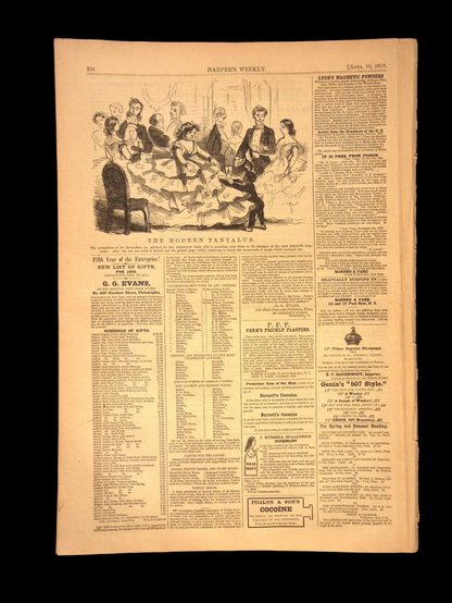 Harper's Weekly: Hawaii Volcano, Spring Fashions Around the World — Apr. 16, 1859