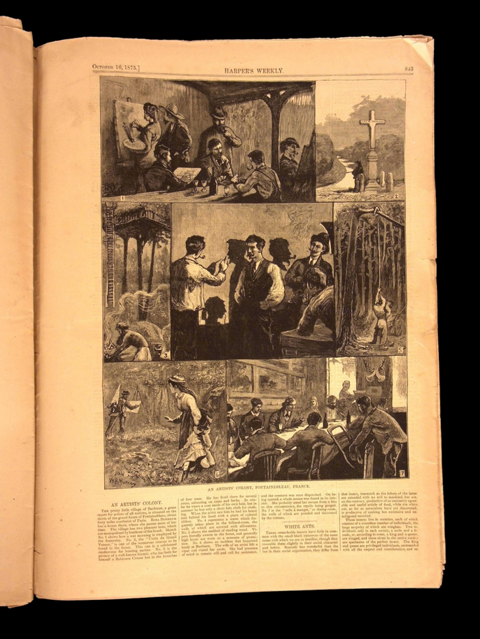 Harper's Weekly: Shooting Competition, "The Deserter," Arctic Expedition  — Oct. 16, 1875