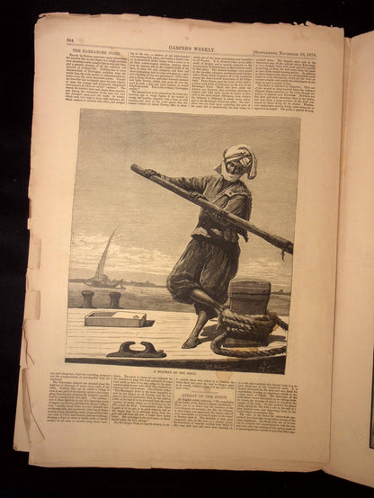 Harper's Weekly: Uncle Sam Cover, Illustrations from Turkey, Afghanistan, Europe — Nov. 30th, 1878