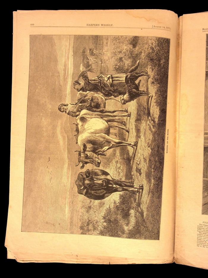Harper's Weekly: West & Countryside Scenes, Emperor Julian the Apostate of Rome — Aug. 14, 1875