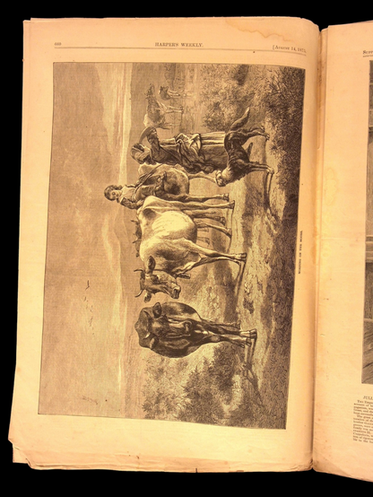 Harper's Weekly: West & Countryside Scenes, Emperor Julian the Apostate of Rome — Aug. 14, 1875