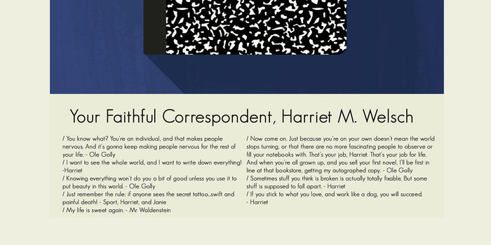 Harriet the Spy Inspired Mid-Century Modern Print | 12"x18" or 18"x24" Print only