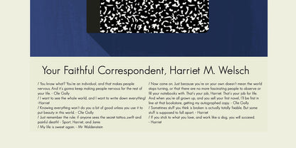 Harriet the Spy Inspired Mid-Century Modern Print | 12"x18" or 18"x24" Print only
