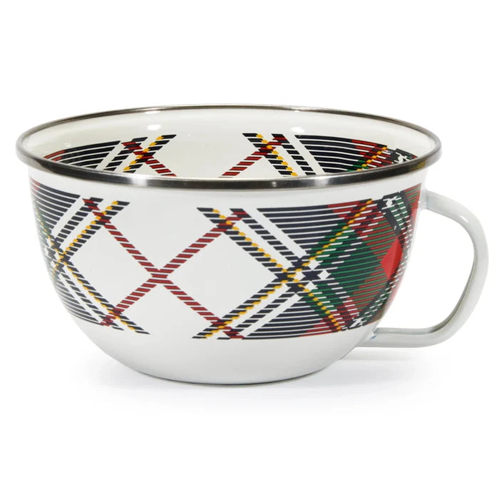 Highland Plaid Popcorn Share Mug