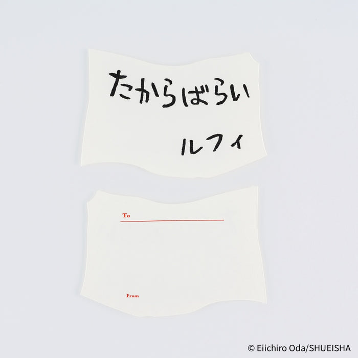 Hobonichi ONE PIECE magazine Vivre Card & Treasure Tab Letterpress Printed Card