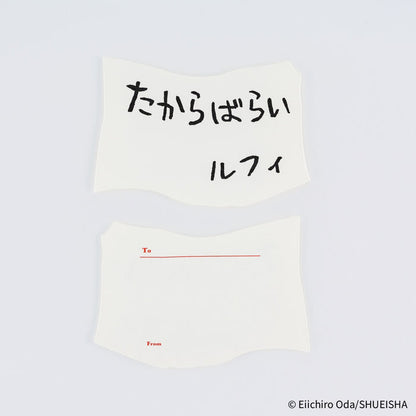 Hobonichi ONE PIECE magazine Vivre Card & Treasure Tab Letterpress Printed Card
