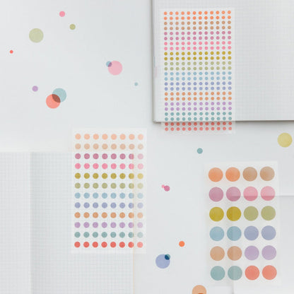 Hobonichi TSUKI no IRO Transparent Dot Stickers