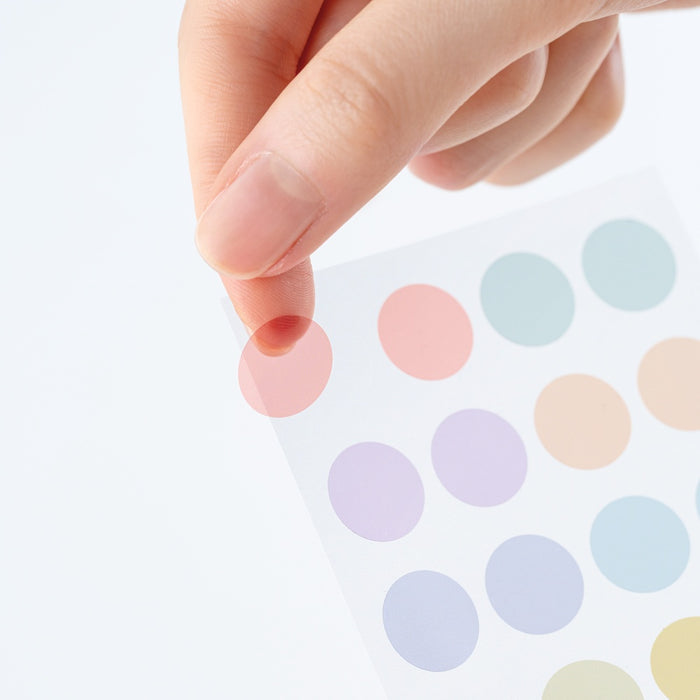 Hobonichi TSUKI no IRO Transparent Dot Stickers