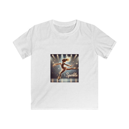 I Don't Sweat, I Sparkle (Blonde Girl) ✨ Youth T-Shirt - Whippie's