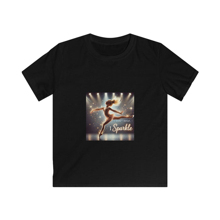 I Don't Sweat, I Sparkle (Blonde Girl) ✨ Youth T-Shirt - Whippie's