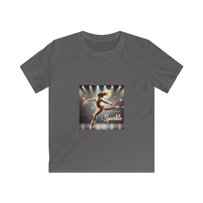 I Don't Sweat, I Sparkle (Blonde Girl) ✨ Youth T-Shirt - Whippie's