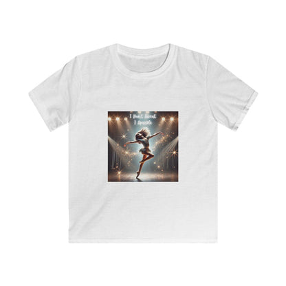 I Don’t Sweat, I Sparkle: Brunette Dancer Youth T-Shirt - Whippie's