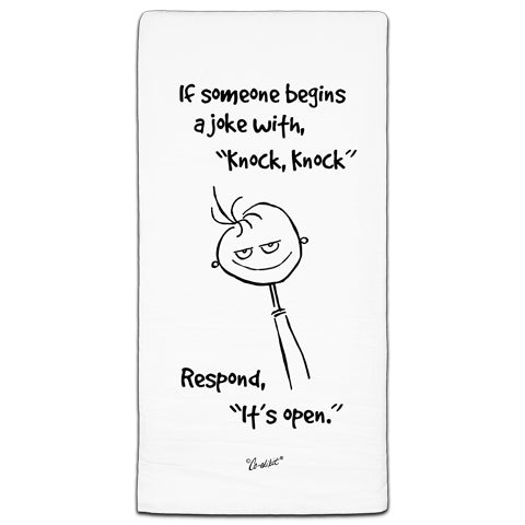 "If Someone Begins" Flour Sack Towel by Co-edikit - CJ Bella Co.