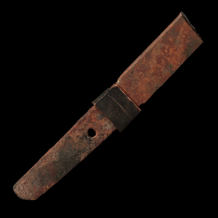 Japanese Tonto (Dagger) Tang (6.5 inches) - c. 1500s to 1800s CE - Edo Period - 2/21/24 Auction