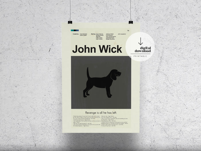 John Wick | DIGITAL ARTWORK DOWNLOAD