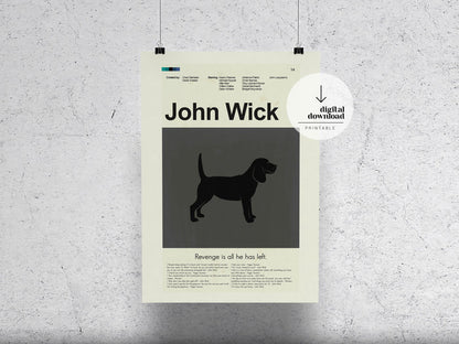 John Wick | DIGITAL ARTWORK DOWNLOAD
