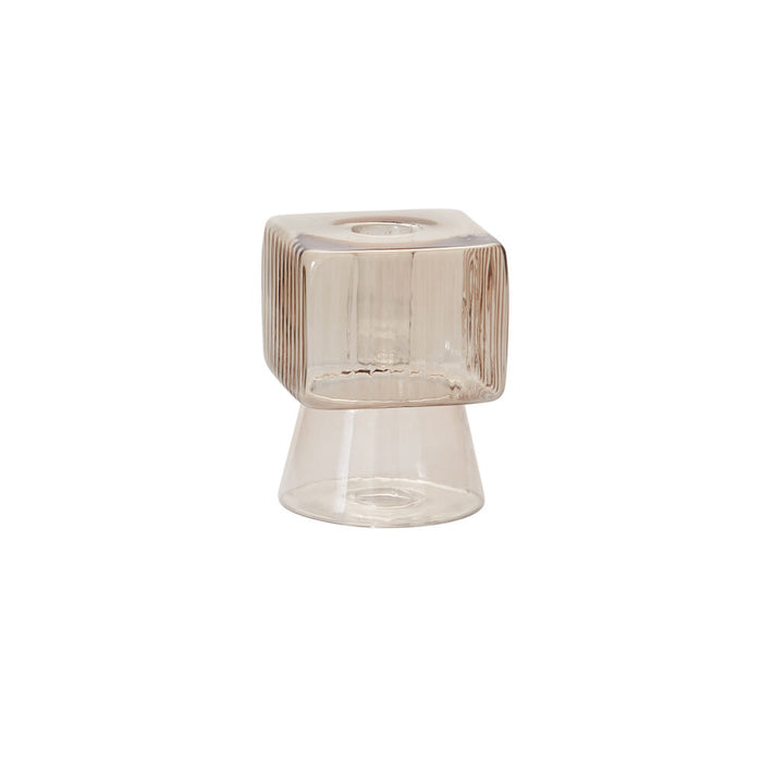 Josephine Glass Taper Candle Holder