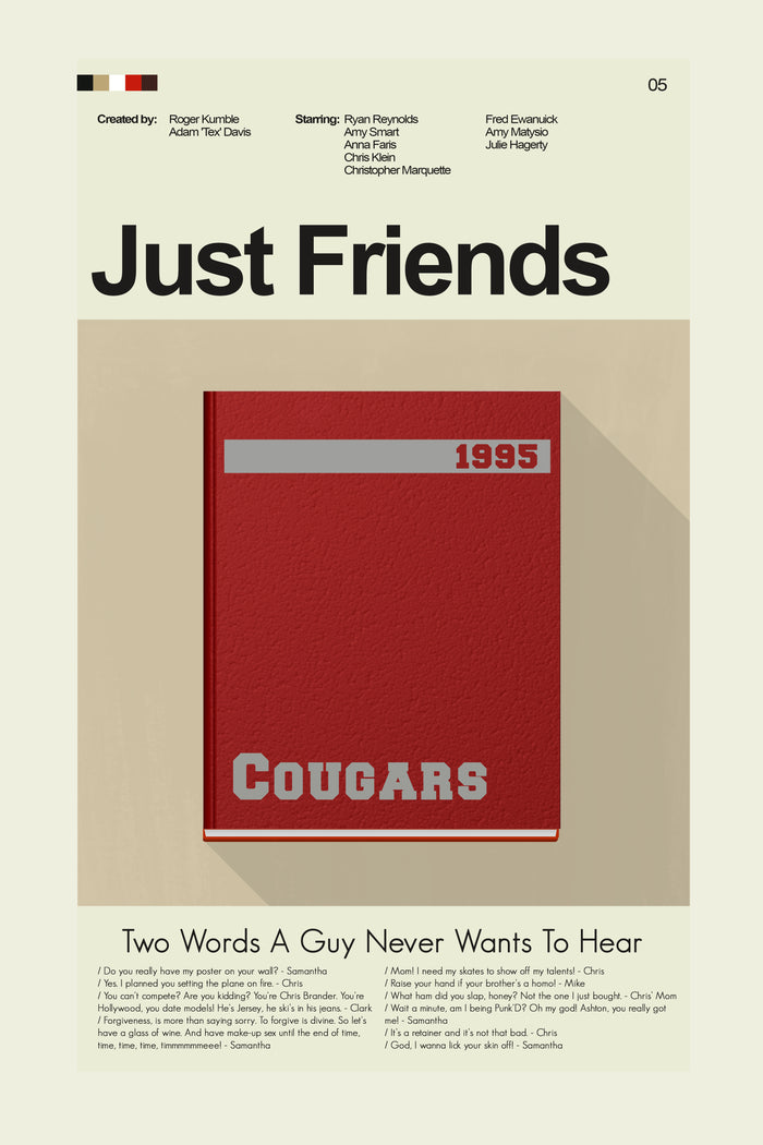 Just Friends - Cougars Yearbook | 12"x18" Print Only