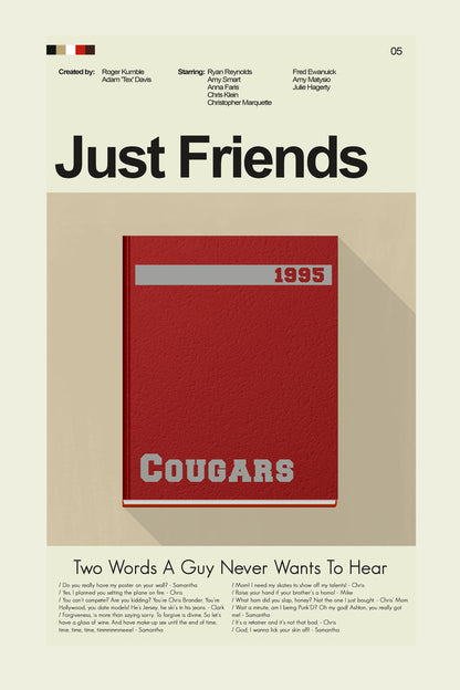 Just Friends - Cougars Yearbook | 12"x18" Print Only