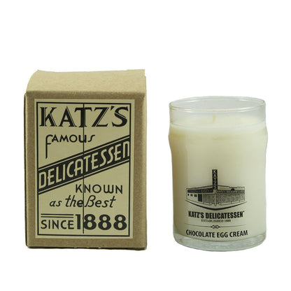 Kat'z Deli Chocolate Egg Cream Scented Jar Candle