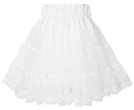 Children Very Soft Nylon Petticoat in White