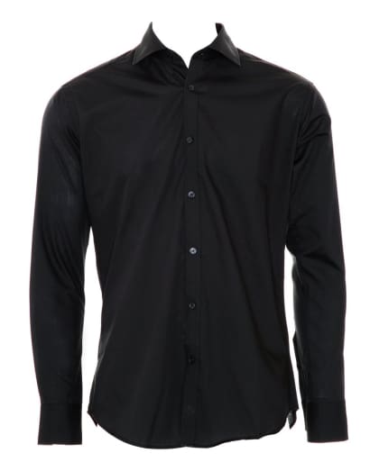 Kustom kit slim fit l/s business shirt - kk192