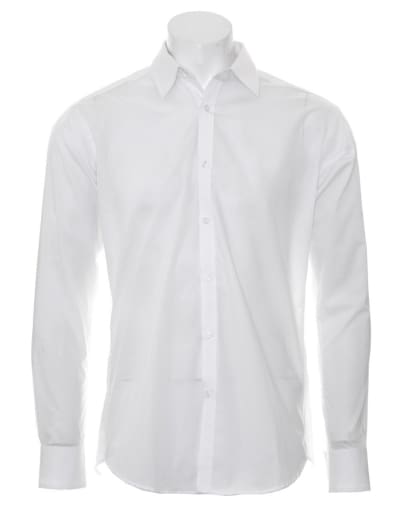 Kustom kit slim fit l/s business shirt - kk192