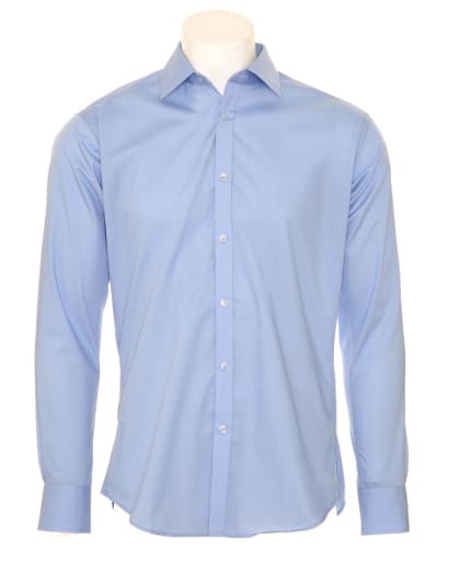 Kustom kit slim fit l/s business shirt - kk192