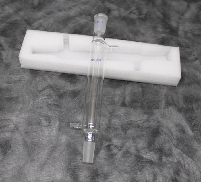 Labasics Glass Liebig Condenser, 24/40 Joint Jacket Length 200mL