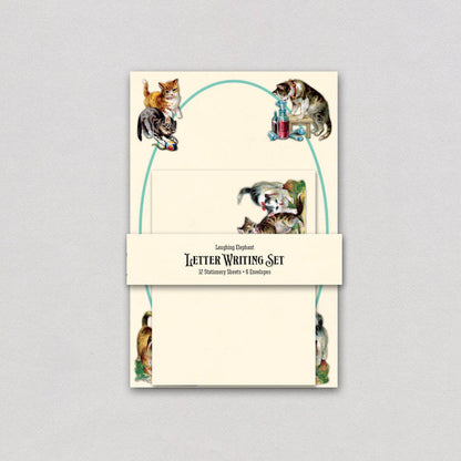 Laughing Elephant - Kittens at Play - Letter Writing Set