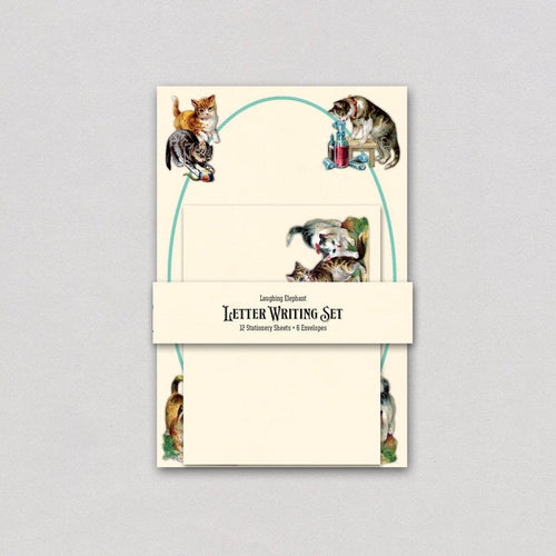 Laughing Elephant - Kittens at Play - Letter Writing Set
