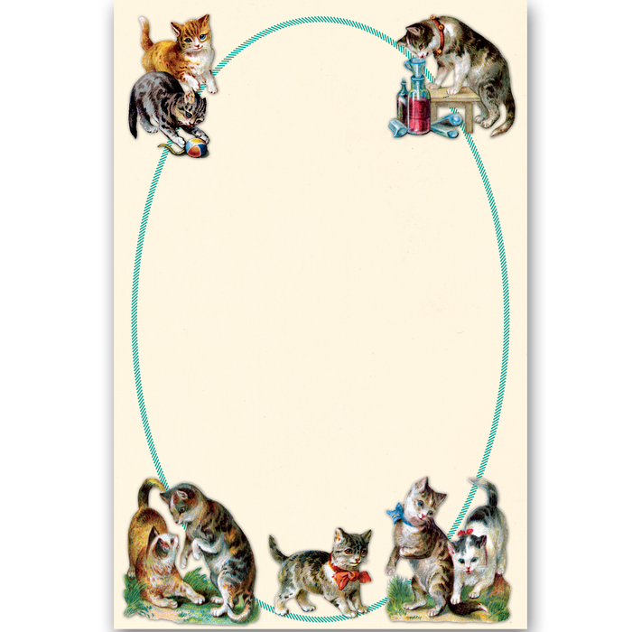 Laughing Elephant - Kittens at Play - Letter Writing Set