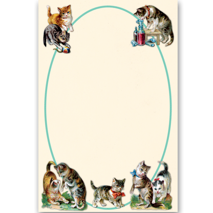 Laughing Elephant - Kittens at Play - Letter Writing Set
