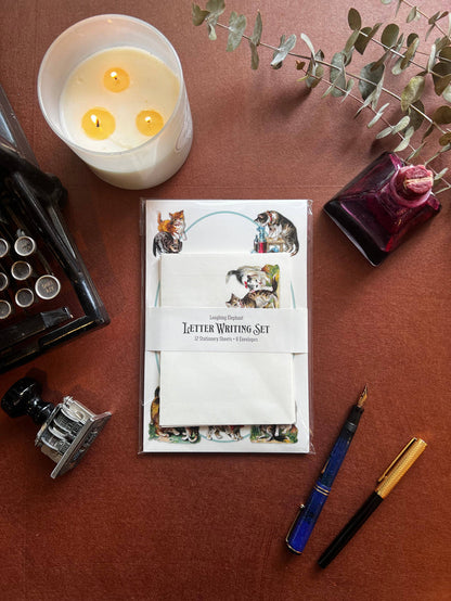 Laughing Elephant - Kittens at Play - Letter Writing Set