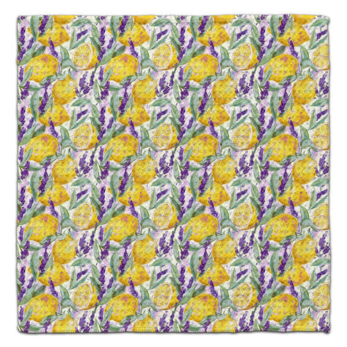 Lemon Lavender Waffle Weave Washcloth