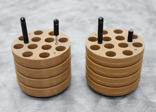 Lot of 2 Thermo Scientific 12x14mL Centrifuge Rotor Bucket Adapters 75003718