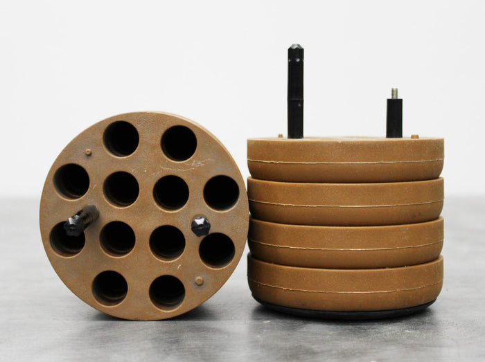 Lot of 2 Thermo Scientific 12x14mL Centrifuge Rotor Bucket Adapters 75003718