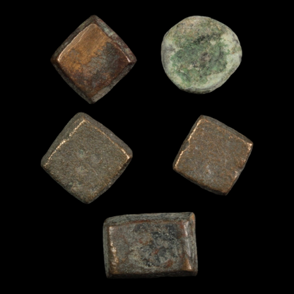 Lot of 5 Small Scale Weights (7.6g total), Romano–Byzantine or Islamic - c. 200 to 1000 CE - Ancient Middle East