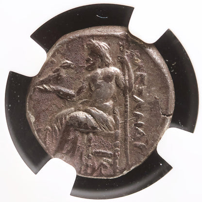 Macedon, Alexander the Great, AR Drachm (Posthumous Issue) - c. 323 to 301 BCE - Greek World
