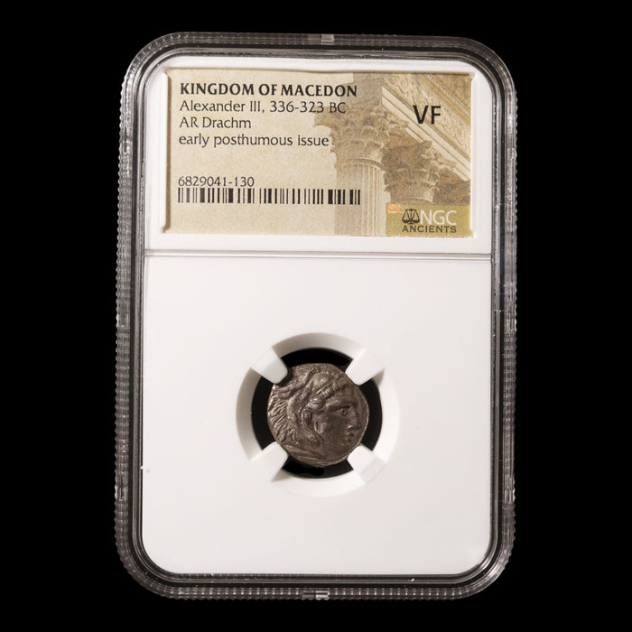 Macedon, Alexander the Great, AR Drachm (Posthumous Issue) - c. 323 to 301 BCE - Greek World