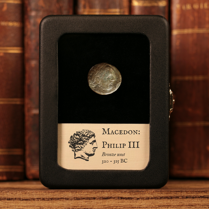 Macedon, Philip III (Successor to Alexander the Great), AE Unit, Apollo & Horse Rider - 320 to 315 BCE - Greek World