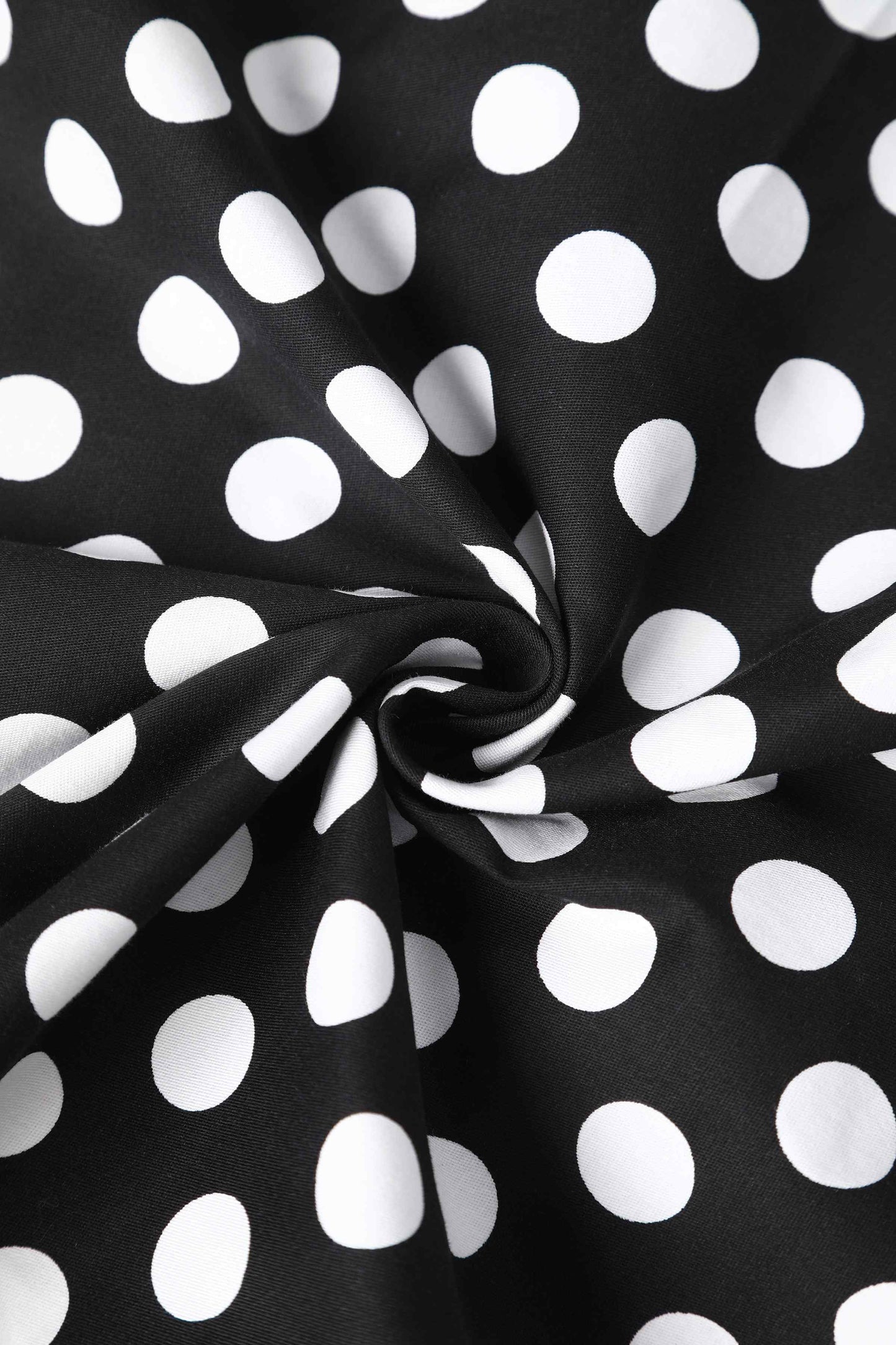 Maisie Black Polka Dot Full Circle Midi Skirt