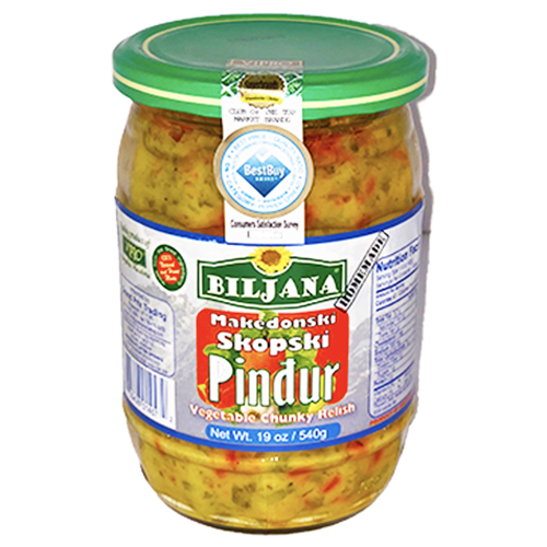 Makedonski Skopski PINJUR Red Pepper Spread  540g (Biljana) (4433740628002)
