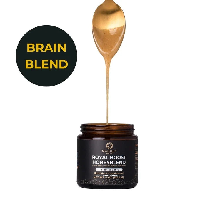 Manuka Mana Royal Boost Honey - Royal Jelly, Lions Mane