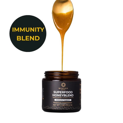 Manuka Mana Superfood Honey Blend - Lions Mane, Chaga, Reishi