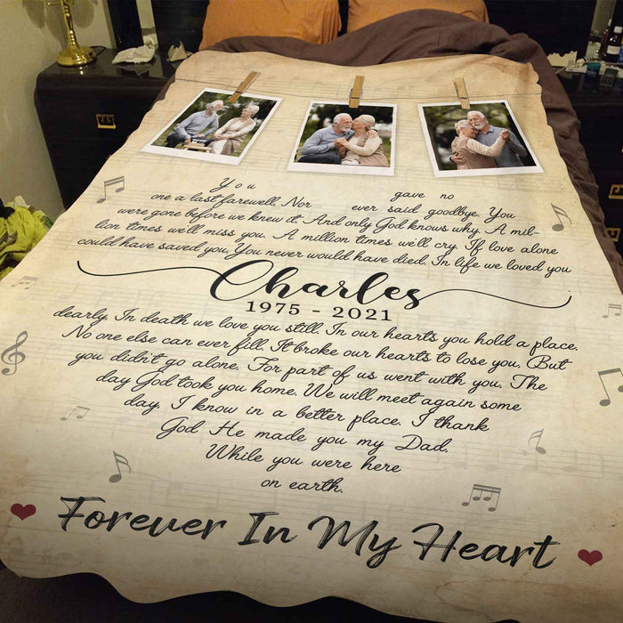 Memorial Blankets For Loss Of Mother, Personalized Bereavement Gifts For Funerals, In Loving Memory Gift, Personalized Photo Blanket