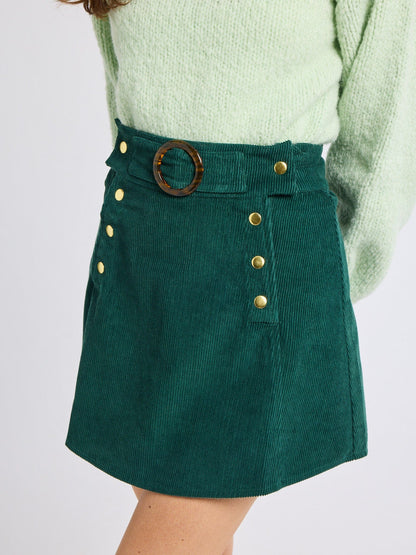 Lorelei Skirt in Spruce Cord
