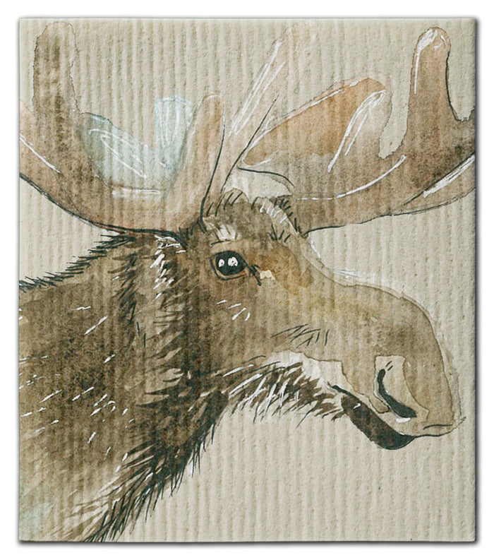 Moose Head Swedish Dishcloth