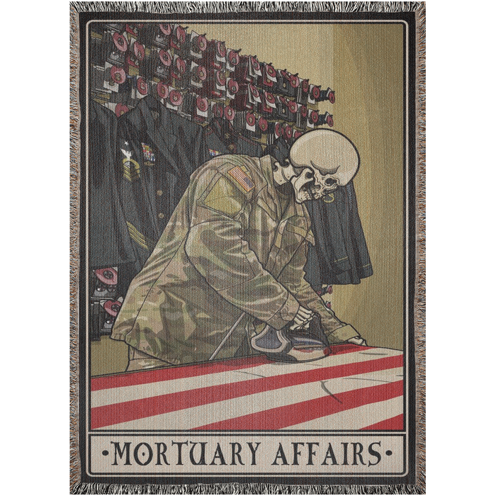 Mortuary Affairs Woven Blanket